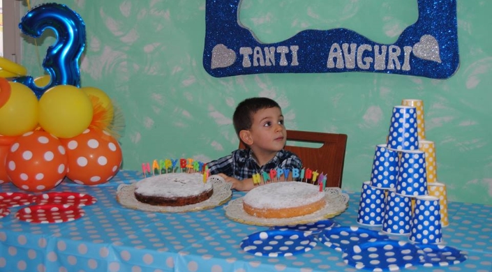 festa di compleanno di 3 anni