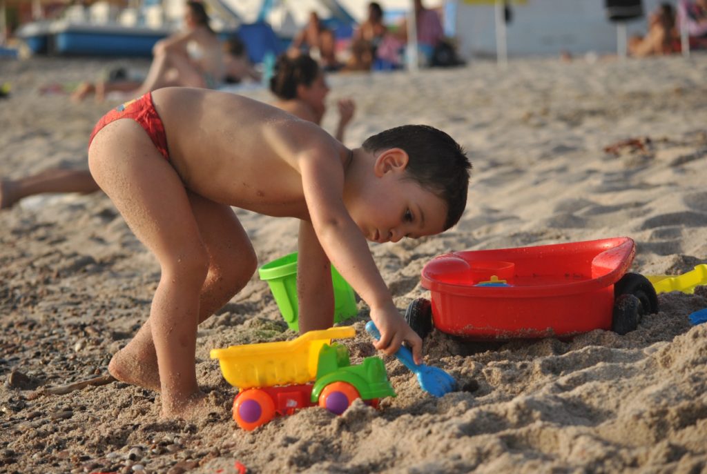 al mare con i bambini