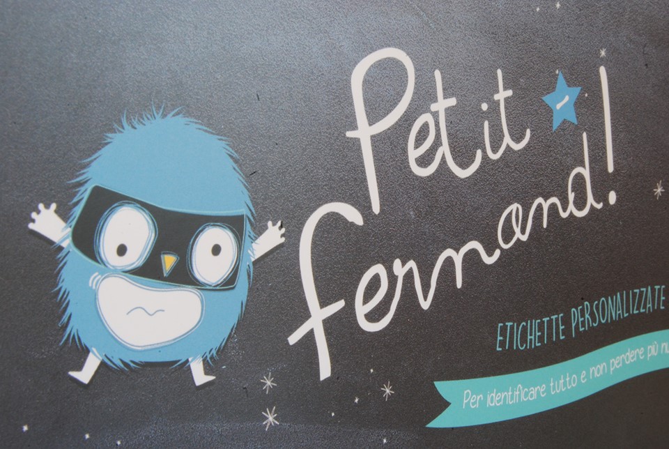 etichette personalizzate per la scuola Petit Fernand